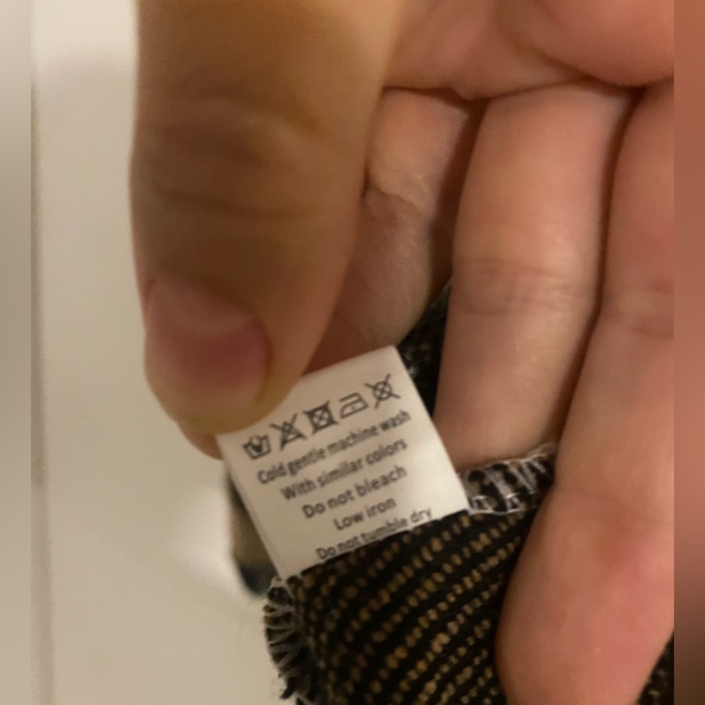 12th Tribe Plaid Button-Up Shacket in Camel, Black & White - Picture 2 of 5